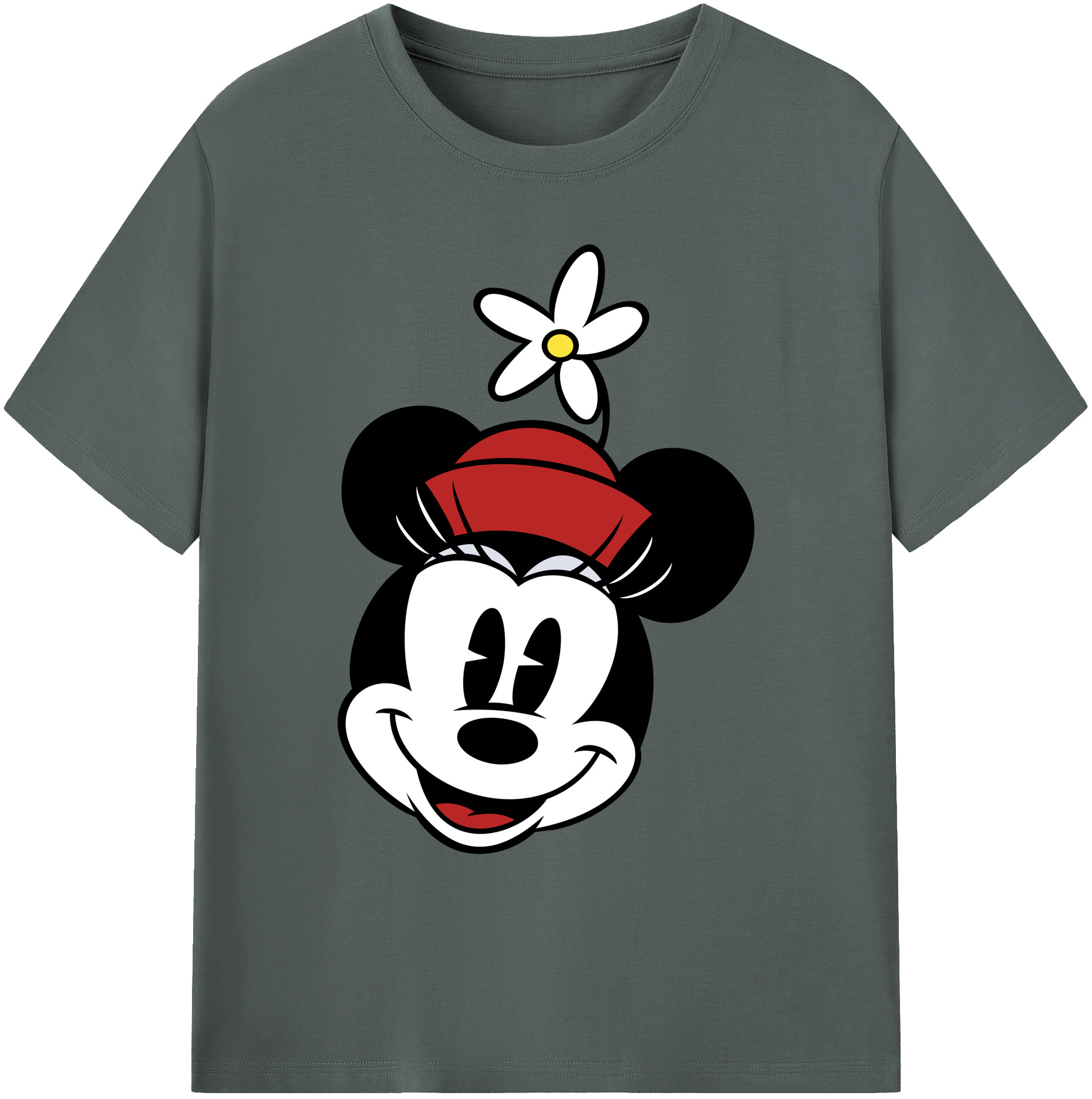 ミッキーマウス Mickey Mouse 綿100％ メンズ半袖Tシャツ｜肌触りやわらか＆通気性